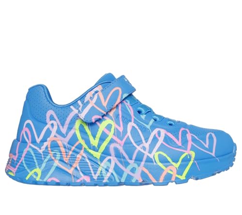 Skechers Bambina X Jgoldcrown: Uno Lite - Love Levitate Sneaker In Blu, Taglia 33, Lavabile In Lavatrice - 5
