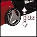 Einhell Cortacésped de gasolina GC-PM 40 (1,2 kW, ajuste de altura de...