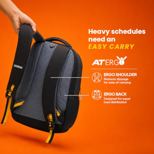 Image of American Tourister Nexa Style 03 | 32 L Backpack | 3 Compartments | School & College Bag for Men & Women | Black | 1 Yr Global Warranty