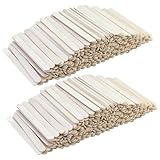 550pcs Baton de Sucette en Bois Naturel,Batonnet de Glace,Batonnet Bois pour café, boissons chaudes, thé, café à emporter, respectueux de l'environnement