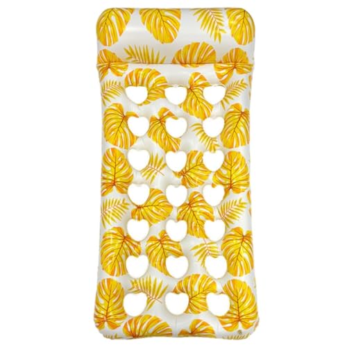 Colchoneta Piscina Adultos, Flotadores Piscina para Adultos Hamaca de Agua Flotante Colchoneta Piscina Hinchable, Hinchables para Piscina, Colchoneta Hinchable Piscina