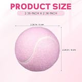 Toddmomy 6 StüCk Rosa TennisbäLle, Pinke Tennisbälle,Tennisball Hund, TennisbäLl Kinder füR AnfäNger Sports Training, Tennis Unterricht, Ballmaschinen Und Hunde Spielgerät
