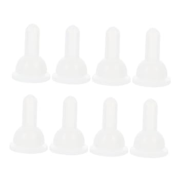 8pcs Enhance Feeding Efficiency Silicone Pet Feeding Nipples for Rabbit Kitten Dog Pet Bottle Accessories Soft Nipples Replacement