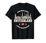 camiseta suiza mundial 2018 comprar Ligero, Encaje clasico, Manga de doble puntada y bastilla baja