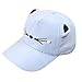 OYZ Casquette de baseball tendance avec oreilles de chat et oreilles de chat, #110, taille unique