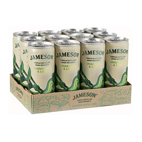 Jameson Irish Whiskey Ginger and Lime Flavour Mixed Drink 25 cl (Case of 12) Cover