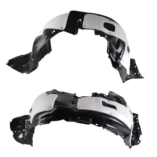 Image of TRQ Front Inner Fender Liner Set Compatible with 2013-2017 Lexus LS460 LX1248132 LX1249132