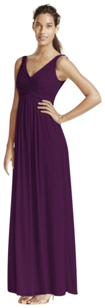Bridal Long Mesh Bridesmaid Dress 