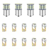Alopee 14-Pack Car Lights Interior for Ford F150 Accessories 12V Led Bulb White 1156...
