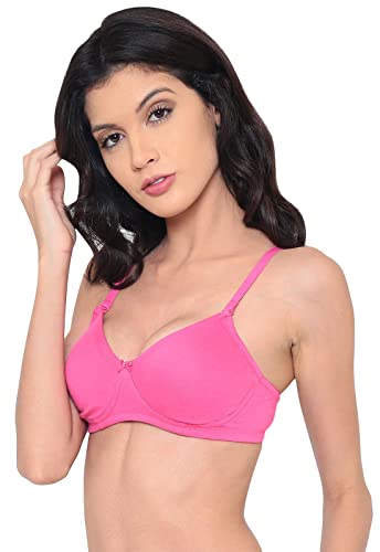 Image of Laavian Women's Cotton Non Padded Non-Wired Shaper T-Shirt Bra