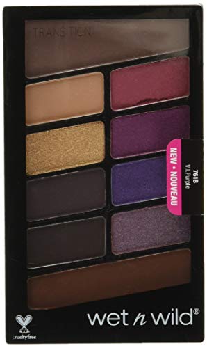 Wet N Wild Color Icon Eyeshadow Makeup Palette 10 Pan, V.i. Purple #TOP1