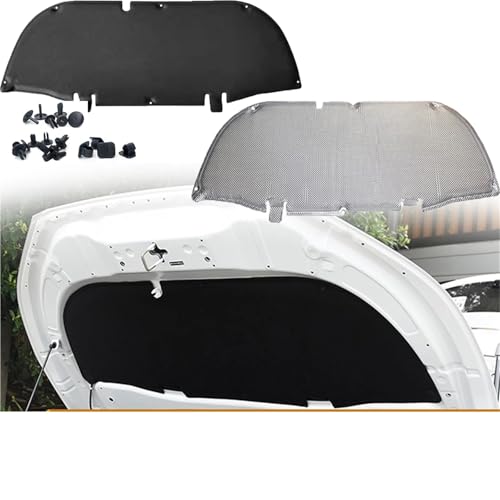 Tapis isolant insonorisant de capot en mousse ignifuge noir - 3