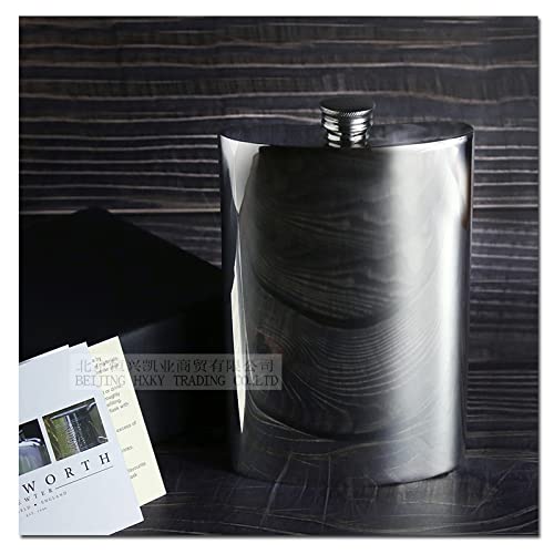 Wentworth- 10Oz Plain Pewter Kidney Hip Flask -47510P- Lead-Free Handmade In Uk #TOP1