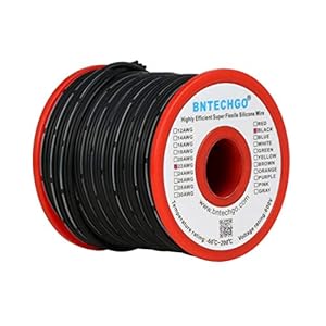 Bntechgo SRW22G Silicone Ribbon Wire 50ft
