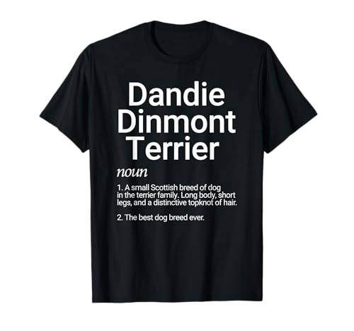 Dandie Dinmont Terrier Dog Breed Definition Baby Terriers T-Shirt