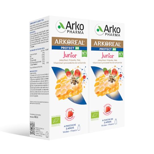 Arkopharma Arkoreal Jarabe Protect Niños Bio, Jalea Real, Própolis, Vitamina C, Acerola y Miel, Aumenta y …