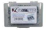 RCScrewZ Traxxas Slash 4x4 Ultimate LCG Platinum Stainless Steel Screw Kit, Complete Replacement for Rusted and Stripped Screws, RC Car Upgrade, Assembled in USA. tra051 for Traxxas 68086-3/6804