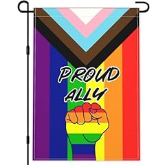 Proud Ally Garden Flag