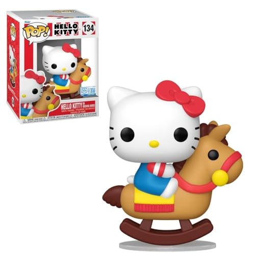 Funko Pop! Premium: Hello Kitty - Hello Kitty On Rocking Horse - Figura de Vinilo Coleccionable - Idea de Regalo - Mercancia Oficial - Juguetes para Niños y Adultos - Anime Fans