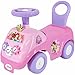 Disney Kiddieland Princess Lights & Sounds Toddler Ride On Foot-to-Floor Push Car with Interactive Dashboard Ages 12-36 Months Easy-Roll Wheels Safe Durable Construction