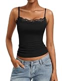 Avidlove Lace Tank Tops Women Sexy Camisole Black Going Out Top Spaghetti Strap Undershirt Summer Outfits Y2K