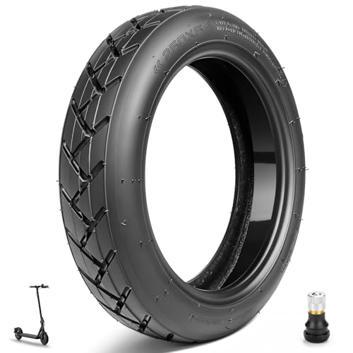 Prodrocam 250 x 54 Selbstreparierende Reifen für Xiaomi 4 Pro (Gen 1) / 4 Lite Elektroroller, 10 x 2.125 Tubeless Reifen für Ninebot F20 F25 F30 F40, 10 Zoll Ersatzreifen (Selbstreparatur Tubeless*1)