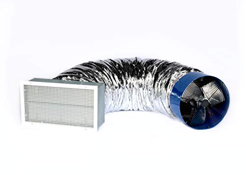 Qa-Deluxe 5500 With Wireless 2-Speed Remote Control And Timer | R5 Insulated Damper | Energy Efficient Whole House Fan | 2-Store Homes To 3400 Sqft & 1-Story To 2400 #TOP1