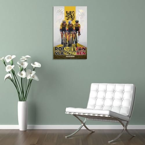 Wout Van Aert impression sur toile SECOLI 50x75 cm décoration murale salon - 5