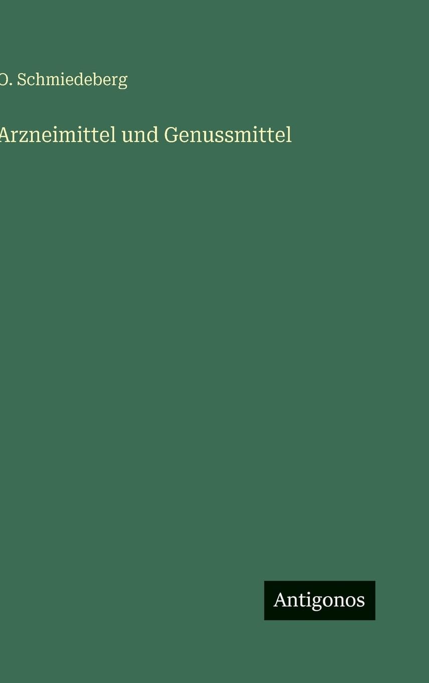 Arzneimittel und Genussmittel