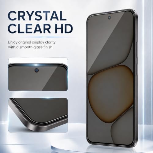 Image of ArmourPro Military-Grade Tempered Glass for Realme 16x - 9H Anti Scratch, Edge-to-Edge Coverage, HD Clarity, Smooth Touch, Case Friendly, Easy Installation Kit with Cable Protector