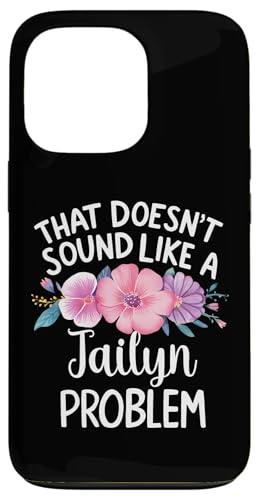 JAILYN Personalized Cute Flower Girls JAILYN Name スマホケース iPhone 13 Pro 用