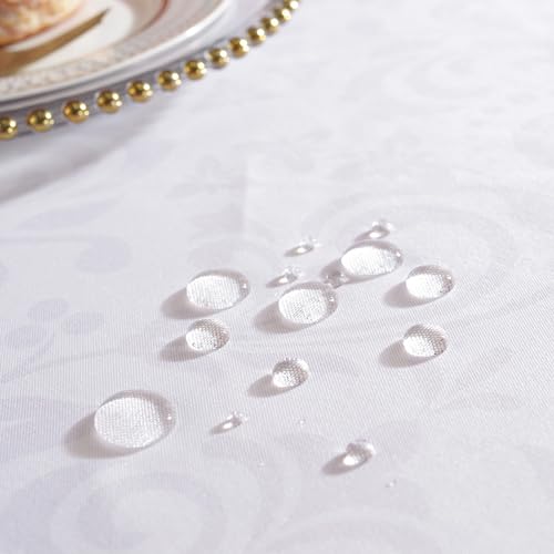auons Rectangular Christmas Tablecloth 60x120 Inch, Christmas Decoration Tablecloth, Waterproof Washable Xmas Table Cloth - Image 4