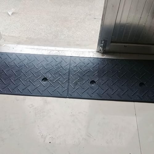 Rampa de goma para bordillo con altura de 1.2 pulgadas, negra miniatura 5