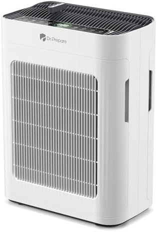 DR.PREPARE Purificateur d'air Maison, Pet Mode, Double Aspiration...