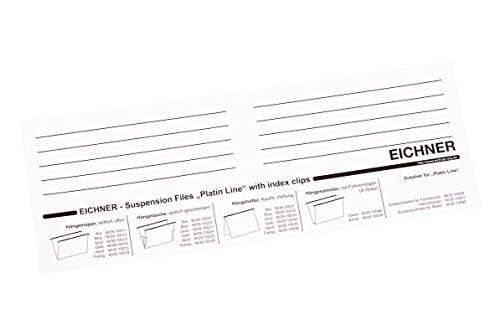 Eichner Hängemappe Platin Line 9039-10011 seitlich offen rot 10 Stück