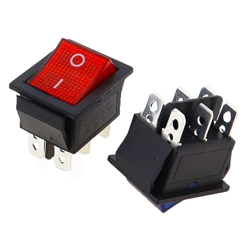 Interruptor basculante KCD4 de 6 pines para solucionar fallos de encendido 6