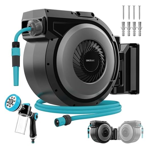 Automatic Hose Reel for Easy Garden Use