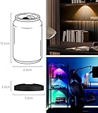 LED Under Cabinet Lights Rechargeable,Wireless RGB Puck Light with Remote,1500mAh,13 Colors & 2 Dynamic,Push Lightings with Timer,Dimmer Stick on Lights for Kitchen,Cabinet,Shelf 3 Pack Black - Image 7