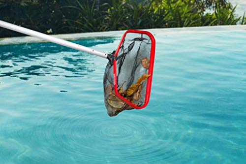 image for Aquatix Pro Pool Skimmer Commercial Grade with 4-12 feet 1.1mm Thick S