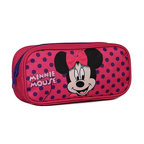 Trousse Scolaire rectangulaire Disney Minnie Rose...