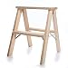 Produktbild rg-vertrieb Trittleiter Holzleiter Stufenleiter Tritthocker Doppelstufenleiter 2x2 Stufen
