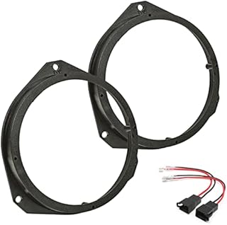 Sound way Adaptery pierścieni dystansowych i zestaw uprzęży do głośników 16,5 cm / 165 mm kompatybilne z Fiat, Lancia, Alfa Romeo, Vauxhall, Ford, Peugeot, Citroen, Iveco