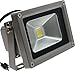 Techno Earth F10K 90-240V 120-Degree Beam Angle Landscape Outdoor Waterproof 10W LED Flood Light Lamp, Cool White