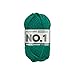 Produktbild No.1-Wolle zum Häkeln und Stricken, Schnellstrickgarn, langlebige Mützenwolle, Mulesing-frei, 50g, Ll 55m, 1 Knäuel, Grün (Smaragd)