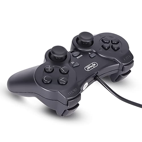 Controle Joystick Video Game Analógico Vibratório com Fio Usb Pc Notebook Celular