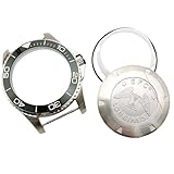 ROUHO 41mm Sport Subacqueo Cassa Orologio Adatto per Movimento NH35 NH36 31,5mm-32mm Quadrante, Sostituzione Orologio Modifica Kit per LONGINES Conquest-A 3
