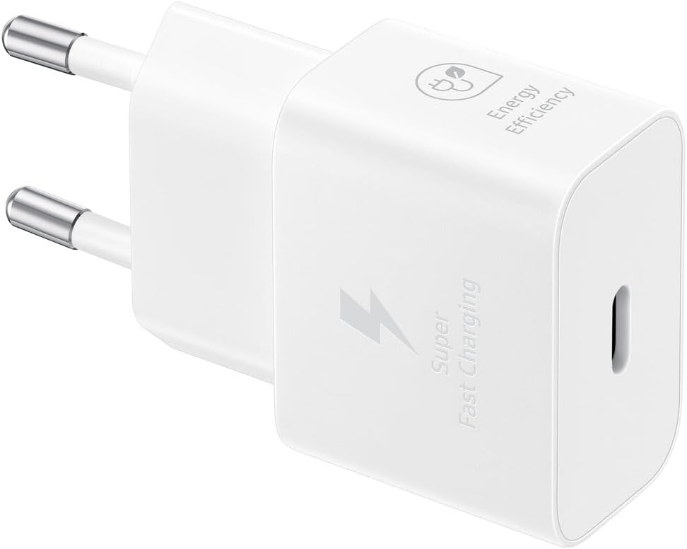 Samsung Hızlı şarj cihazı, USB-C, 25 W veri kablosuz, beyaz