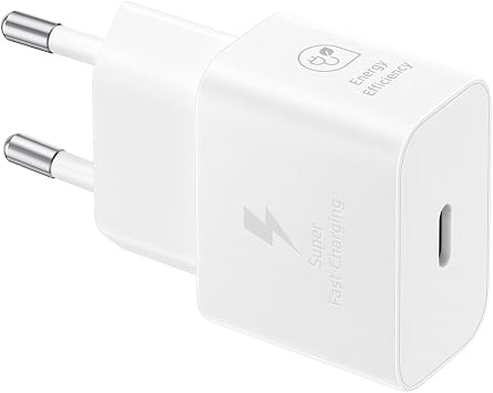 Samsung Fast charger, USB-C, 25W data wireless, white