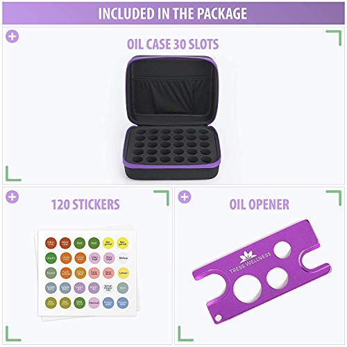 Essential Oil Spa Storage System for 30 Bottles holds 10 15 ml - Holds Young Living & Doterra Containers