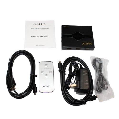 Viewhd Advanced Hdmi Auto Switch (3X1 Mhl | Hdmi Dual Mode Power Switch (Vhd-Mhls)) #TOP10